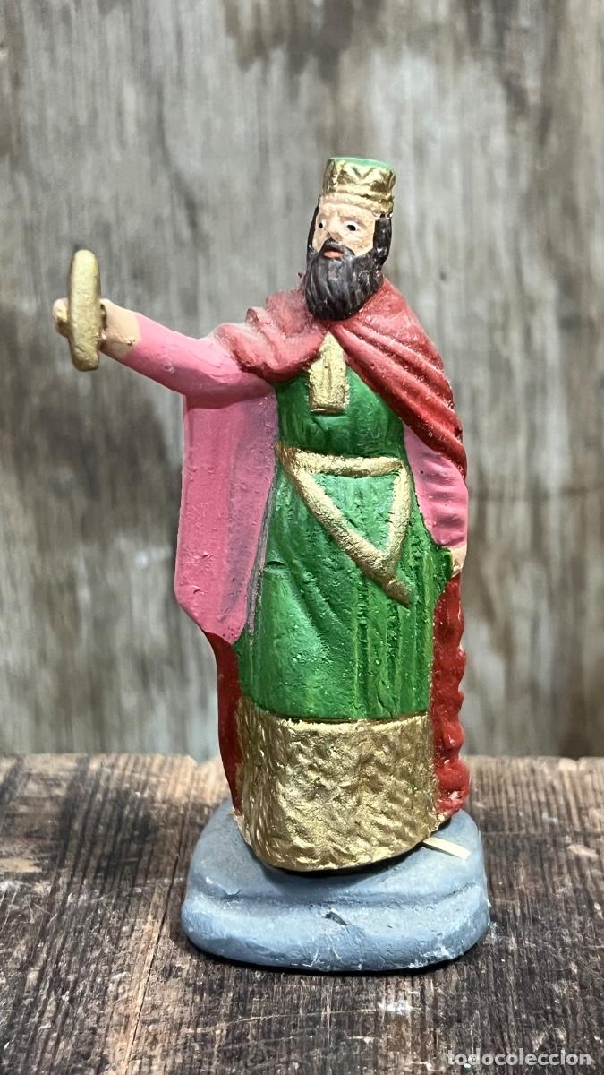 Figuras de Bel&eacute;n: Figura barro Bel&eacute;n antigua hombre herodes o similar cacharrer&iacute;a Murcia