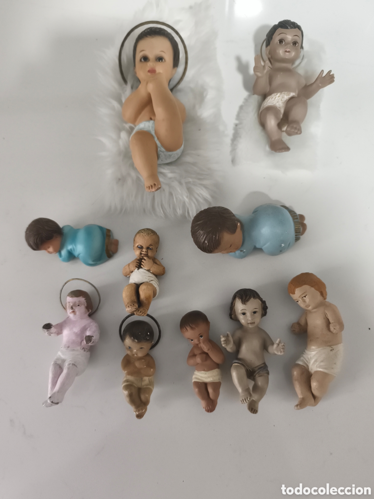 Figuras de Bel&eacute;n: Lotazo de varios ni&ntilde;os Jes&uacute;s del portal de Bel&eacute;n varios tama&ntilde;os y materiales