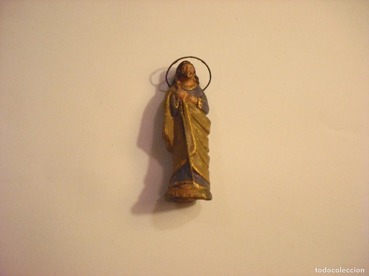 Figuras de Bel&eacute;n: ANTIGUA FIGURA DE BELEN DE SAN JOSE, TERRACOTA. PINTADO A MANO 6 CM