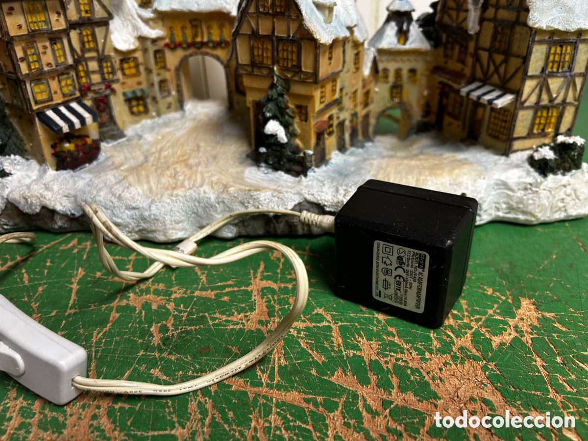 Figuras de Bel&eacute;n: VILLA NAVIDE&Ntilde;A CON LUZ FUNCIONA - Foto 6