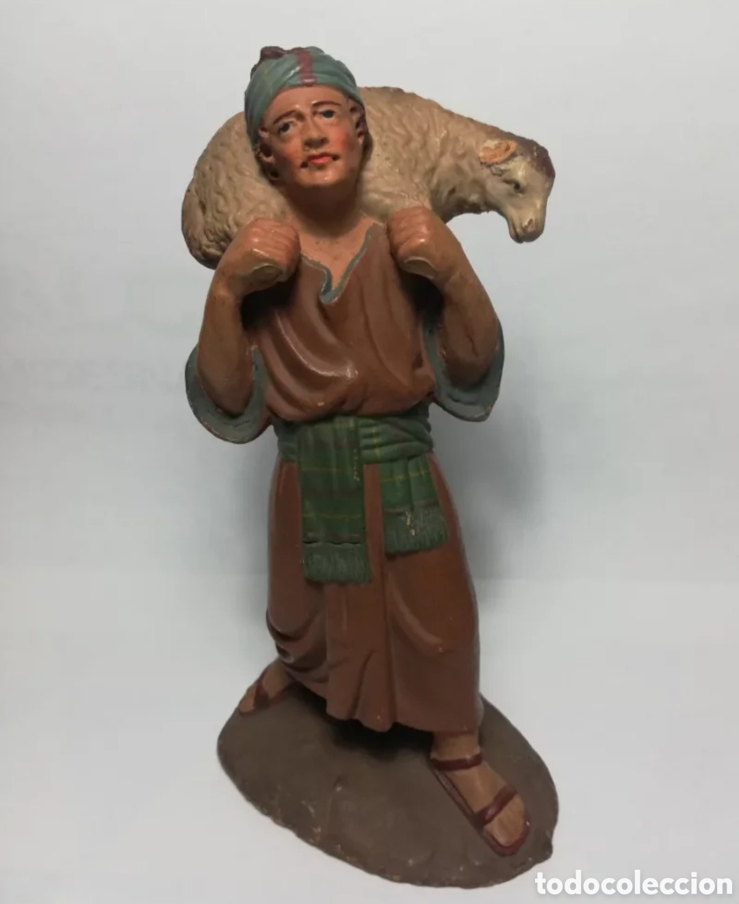 Figuras de Bel&eacute;n: Figura 15 cm. CASTELLS HERMANOS - BEL&Eacute;N PESEBRE BARRO