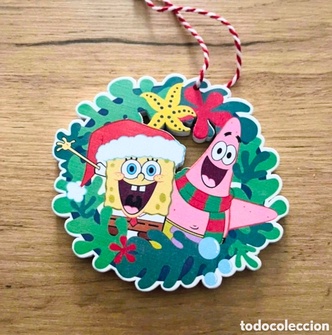 Figuras de Bel&eacute;n: Sponge Bob colgante Navidad