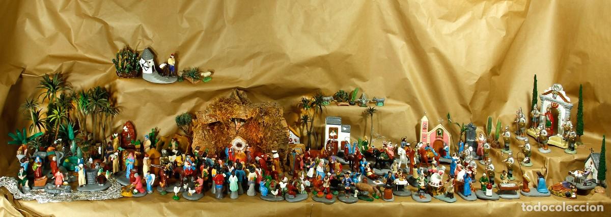 Figuras de Bel&eacute;n: COMPLETO BEL&Eacute;N DEL HUEVO FRITO O CACHARRER&Iacute;A EN BARRO, ARTESAN&Iacute;A MURCIANA ABELL&Aacute;N & TAMBALICHE.