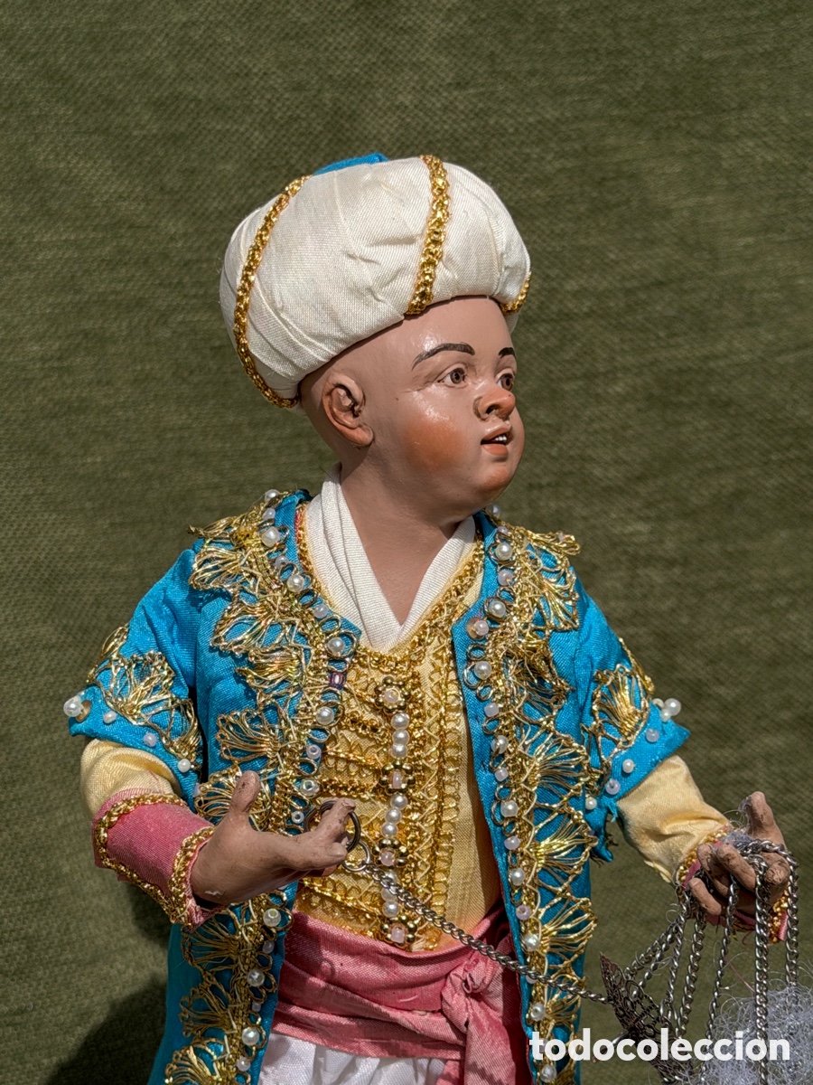 Figuras de Bel&eacute;n: Ni&ntilde;o oriental. Bel&eacute;n Napolitano.