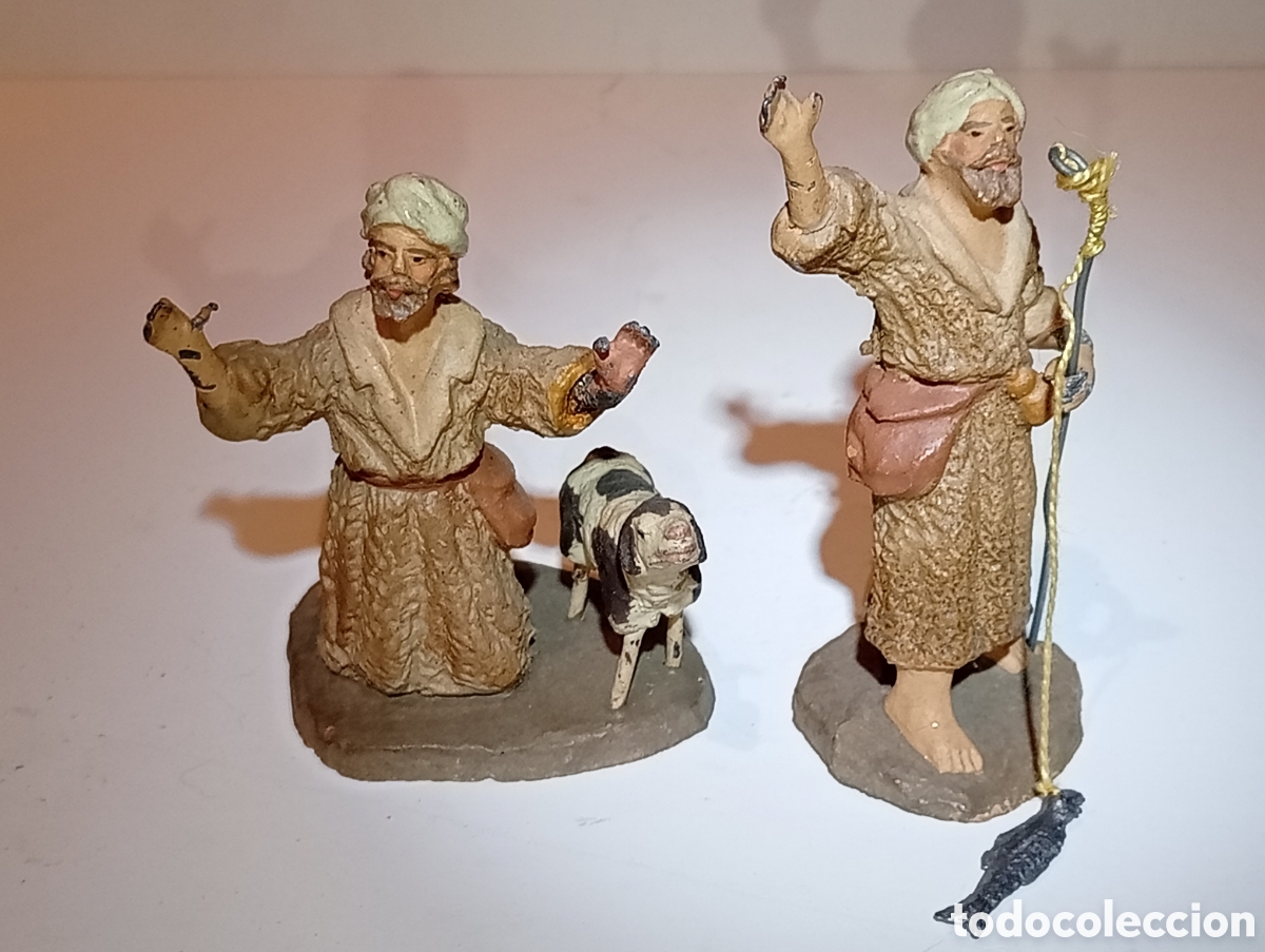 Figuras de Bel&eacute;n: FIGURAS ANTIGUAS DE BELEN - PASTORES - BARRO Y PLOMO - VER TODAS LAS FOTOS