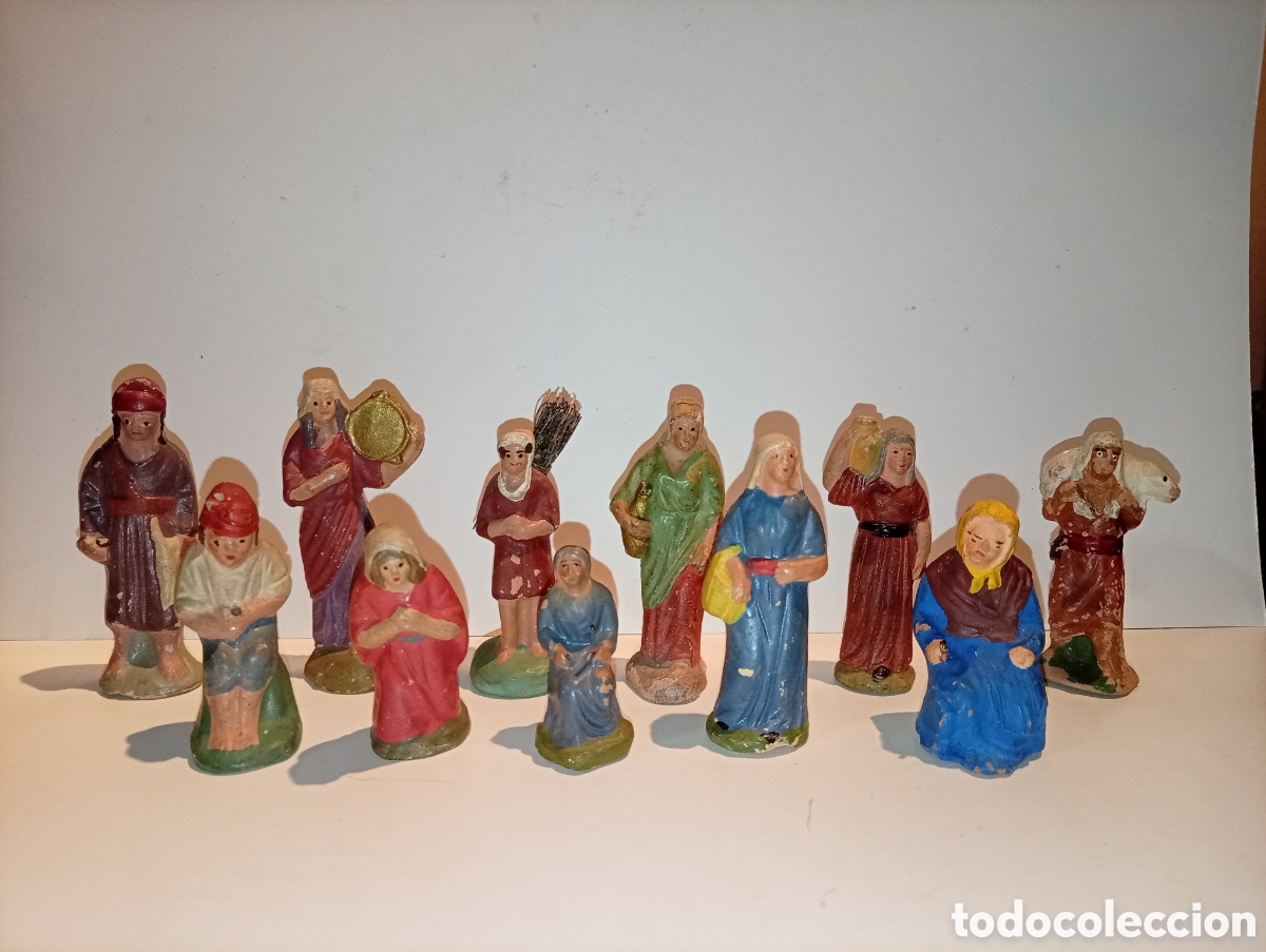 Figuras de Bel&eacute;n: 11 FIGURAS ANTIGUAS DE BELEN - VARIADAS - VER TODAS LAS FOTOS