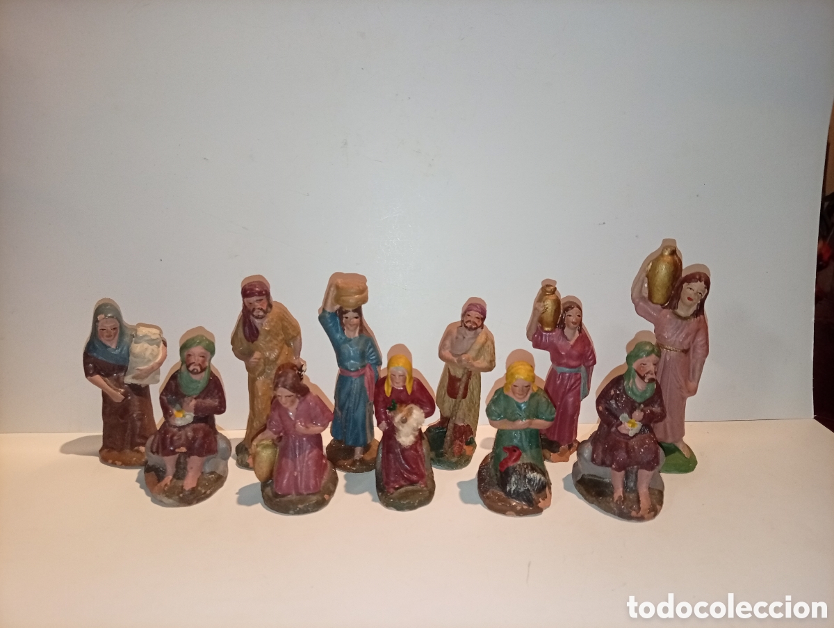 Figuras de Bel&eacute;n: 11 FIGURAS ANTIGUAS DE BELEN - VARIADAS - VER TODAS LAS FOTOS