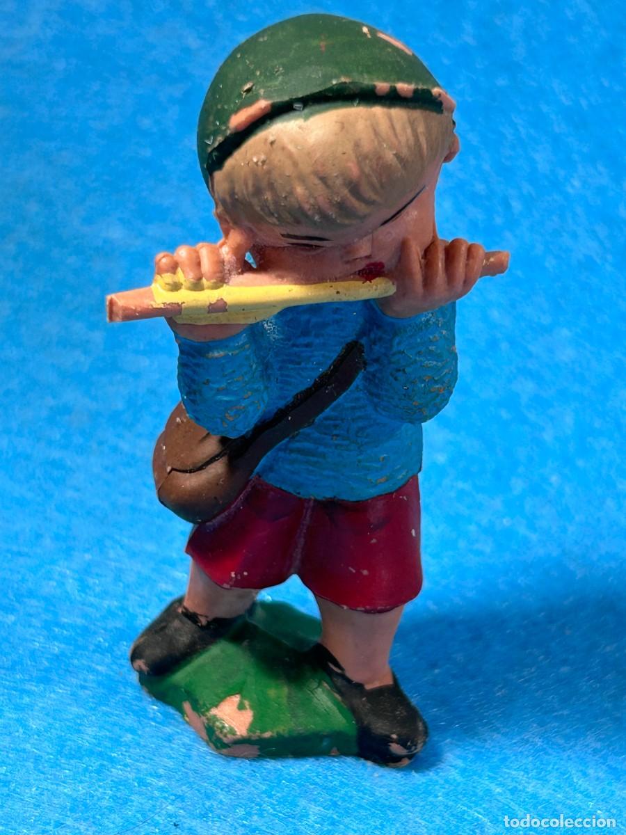 Figuras de Bel&eacute;n: FIGURA CABEZONES NI&Ntilde;O CON FLAUTA