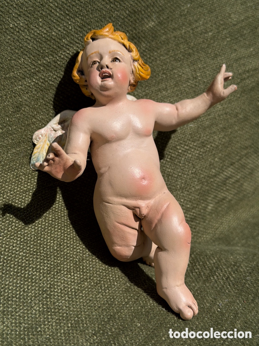 Figuras de Bel&eacute;n: Querub&iacute;n / Puti cuerpo completo. - Foto 2