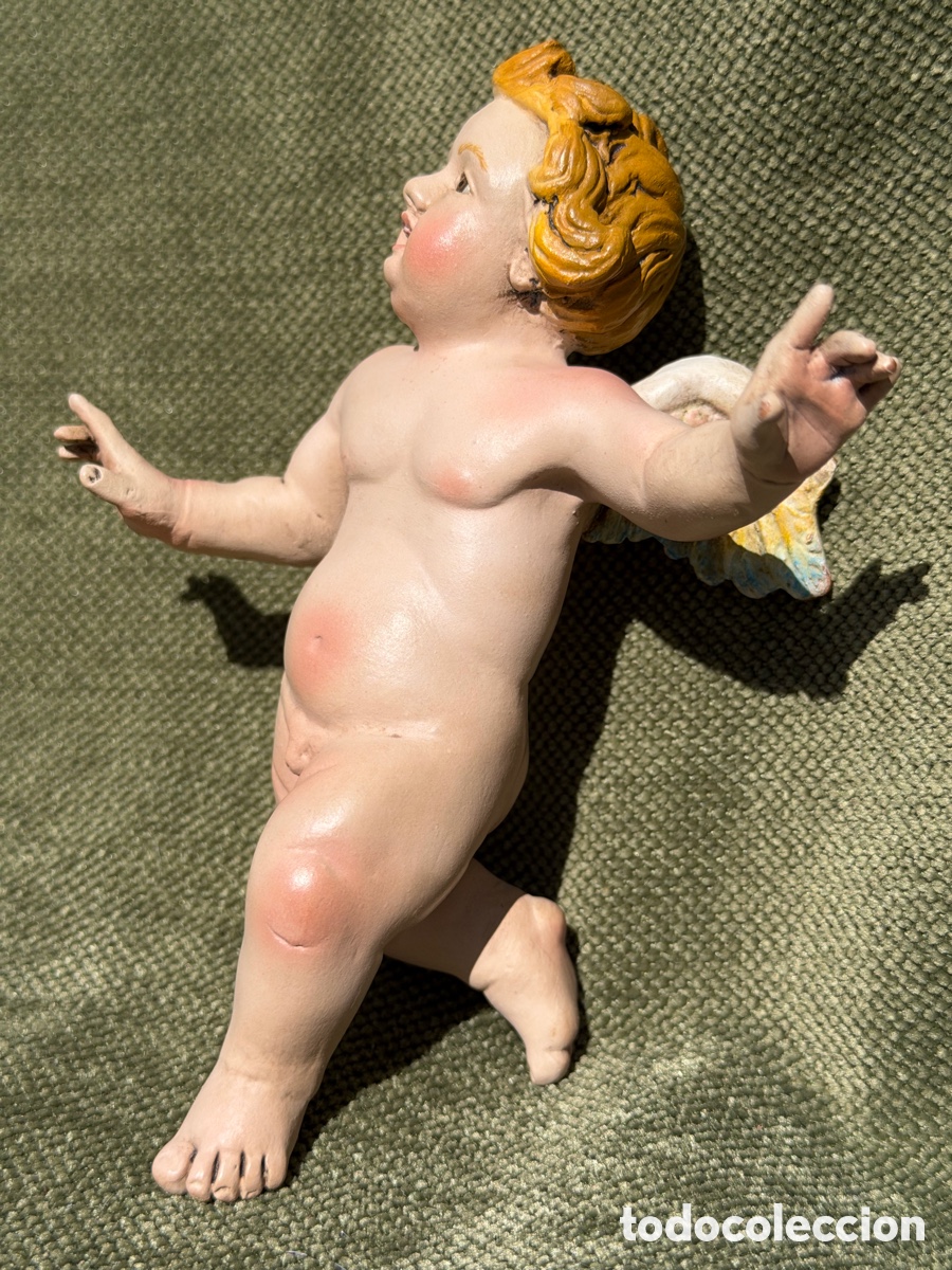 Figuras de Bel&eacute;n: Querub&iacute;n / Puti cuerpo completo. - Foto 3