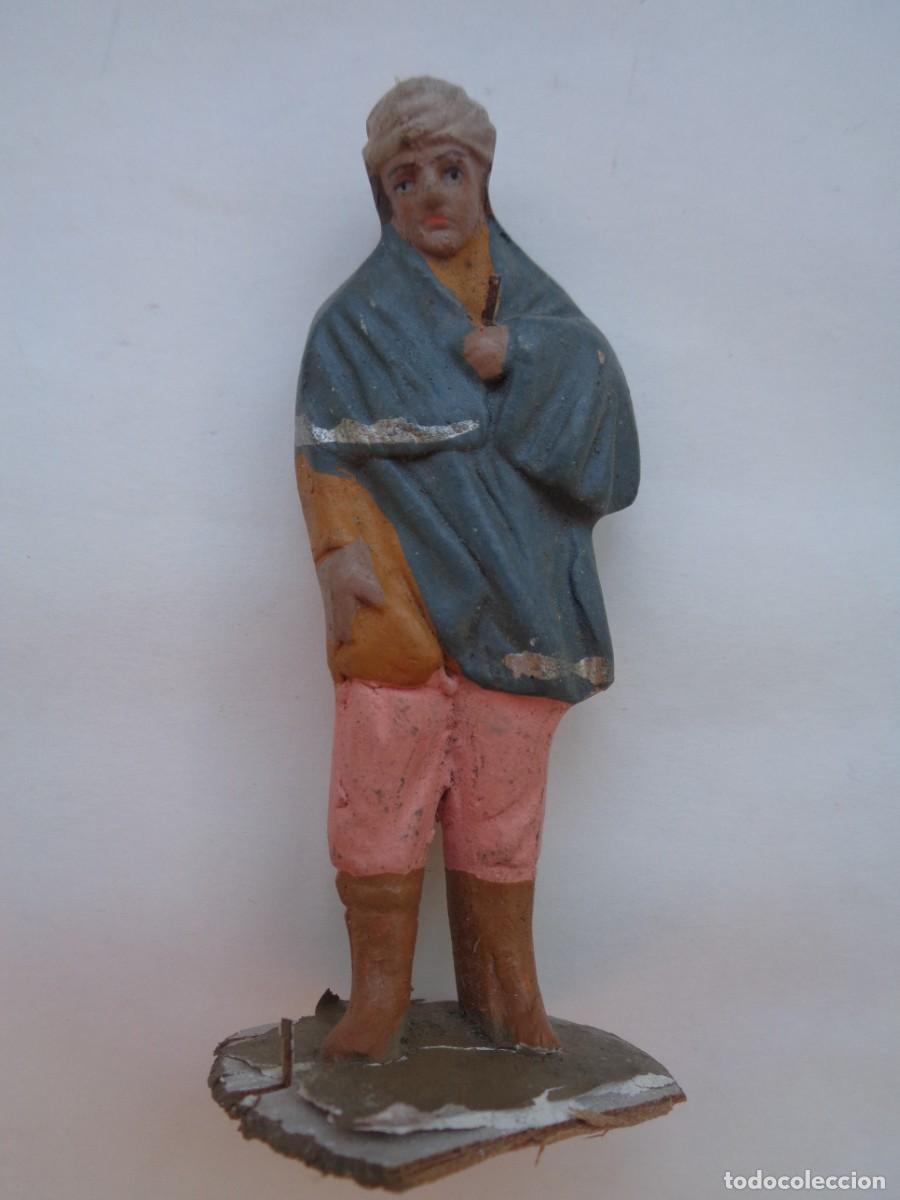 Statuine di Presepe: ANTIGUA FIGURA DE TERRACOTA DEL BELEN : PASTOR HEBREO