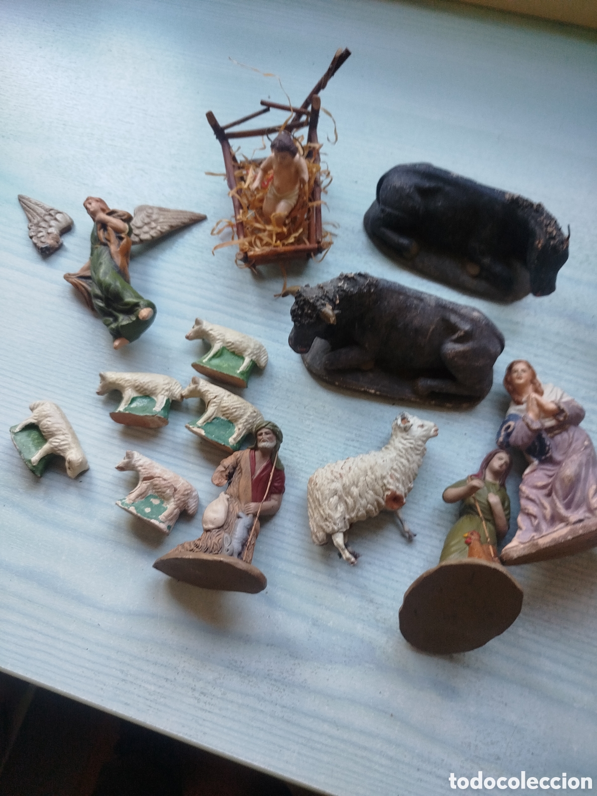 Figuras de Bel&eacute;n: Figuras belen terracota serrano murcia.leer descricion