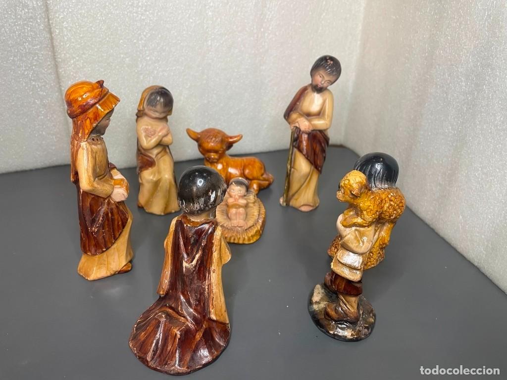 Figuras de Bel&eacute;n: Belen - Misterio en escayola policromada