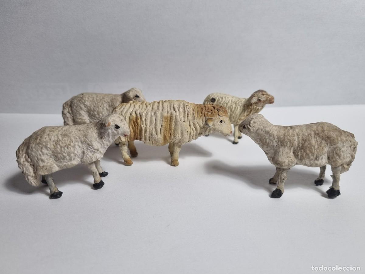 Figuras de Bel&eacute;n: Lote ovejas - BEL&Eacute;N PESEBRE ANIMALES BORREGO
