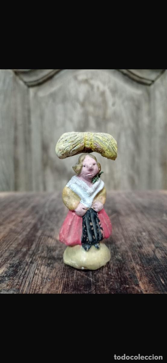 Figuras de Bel&eacute;n: Figura barro Bel&eacute;n pastor cacharrer&iacute;a Murcia 7cms