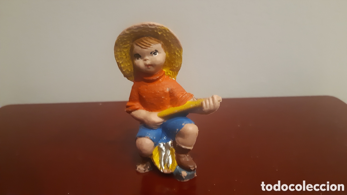 Figuras de Bel&eacute;n: Figura de Bel&eacute;n, cabezones, pescador