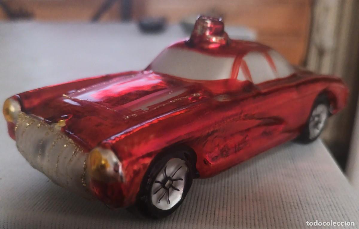 Figuras de Bel&eacute;n: ADORNO DE NAVIDAD DE VIDRIO SOPLADO CHEVROLET CORVETTE.13 CMS.