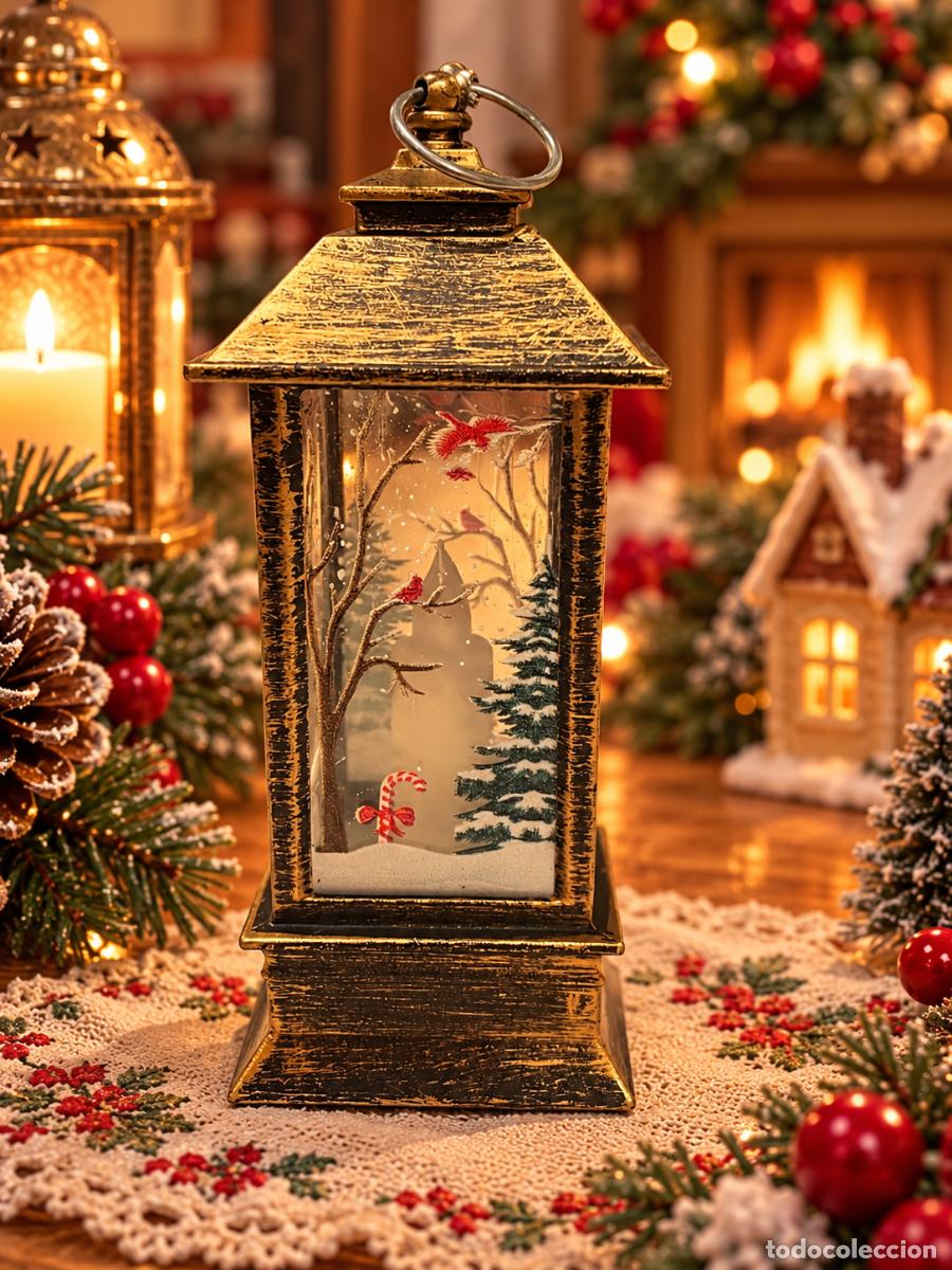 Figuras de Bel&eacute;n: Navidad farolillo Pap&aacute; Noel - Foto 3