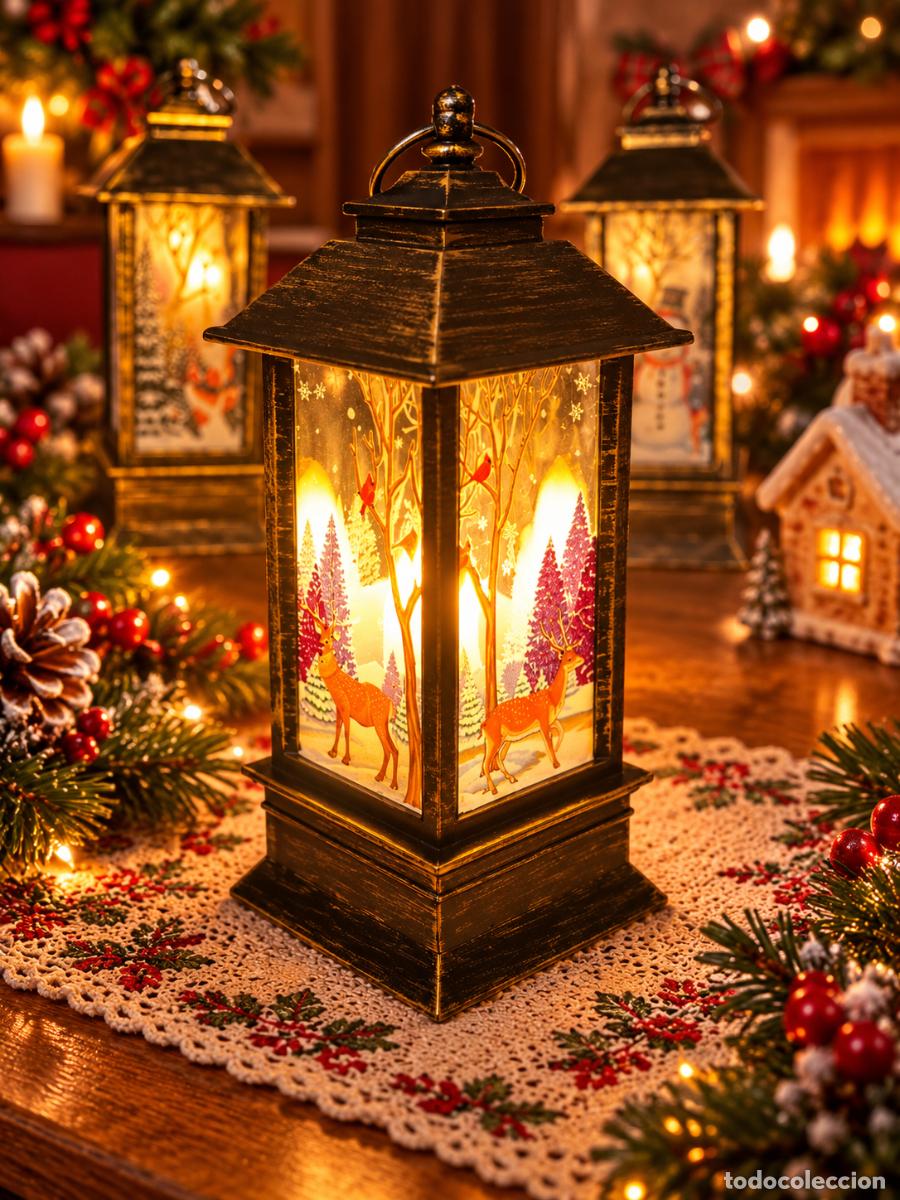 Figuras de Bel&eacute;n: Navidad farolillo ciervos - Foto 6