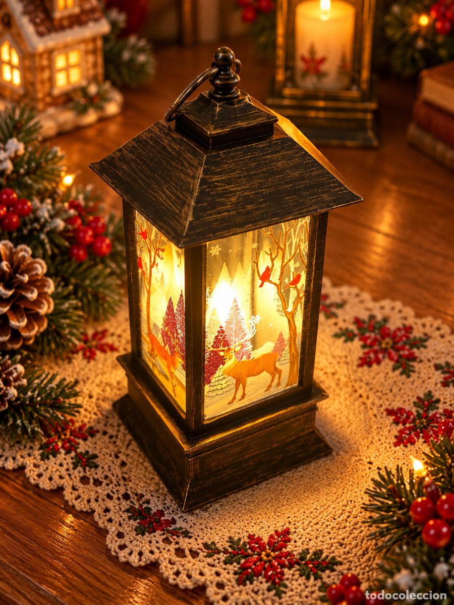 Figuras de Bel&eacute;n: Navidad farolillo ciervos - Foto 7