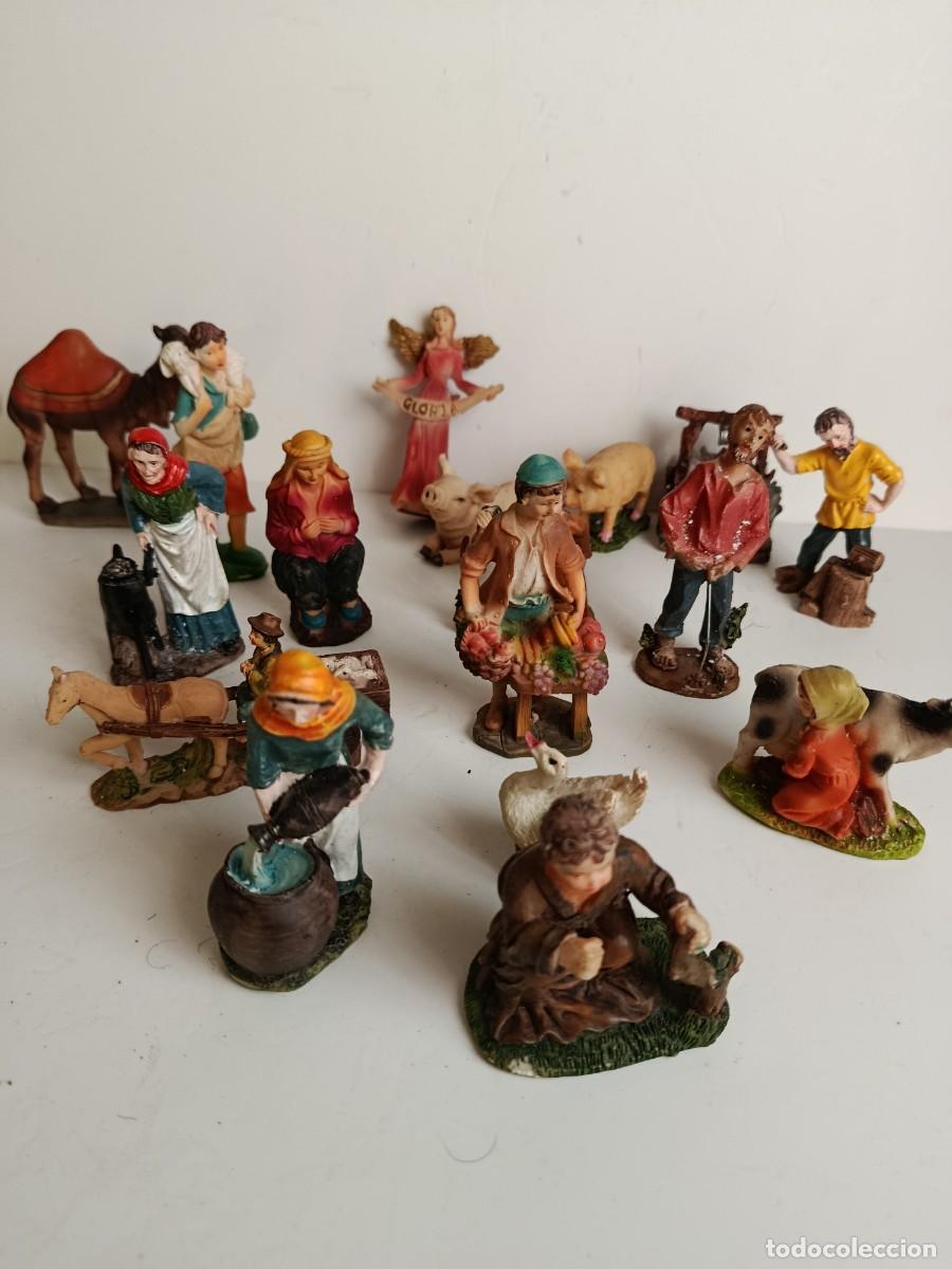 Figuras de Bel&eacute;n: 17 FIGURAS MODERNAS DEL PORTAL DEL BELEN.11 cm