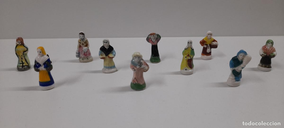 Figuras de Bel&eacute;n: DIEZ FIGURITAS DEL ROSCON DE REYES . REALIZADAS EN PORCELANA