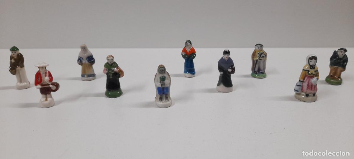 Figuras de Bel&eacute;n: DIEZ FIGURITAS DEL ROSCON DE REYES . REALIZADAS EN PORCELANA