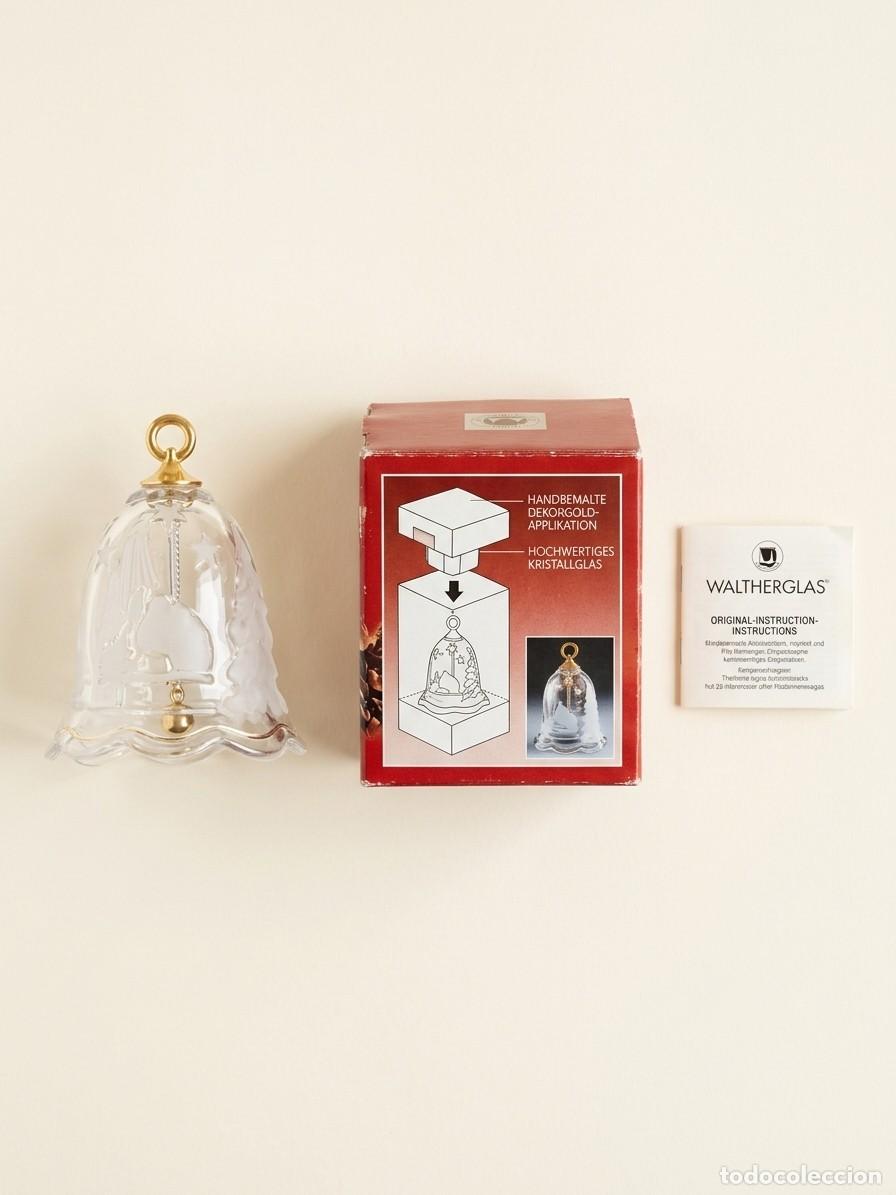 Figuras de Bel&eacute;n: Campana Navide&ntilde;a de Cristal Tallado