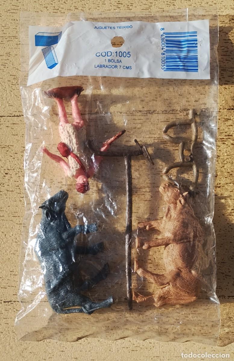 Figuras de Bel&eacute;n: Labrador con Bueyes Juguetes Teixido Bel&eacute;n Nacimiento