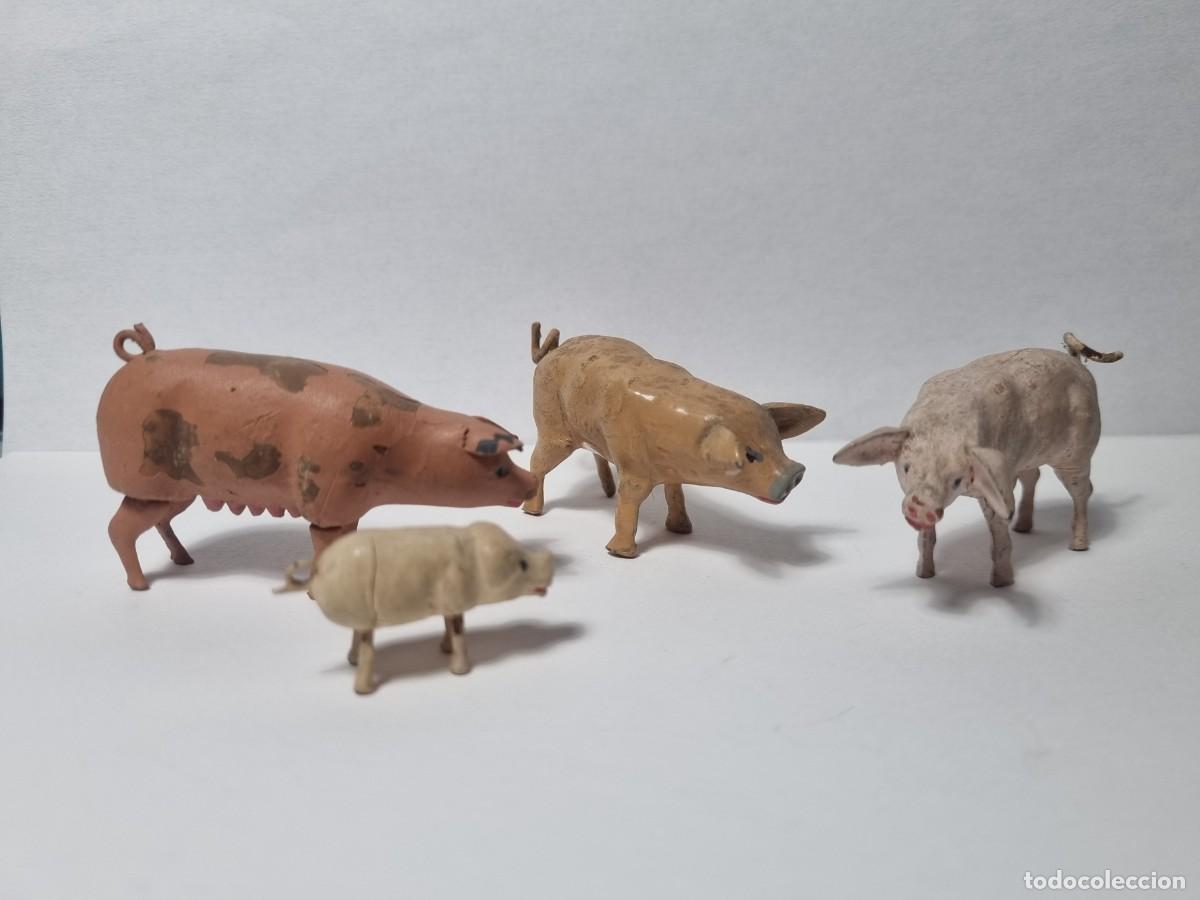 Figuras de Bel&eacute;n: Lote animales- BEL&Eacute;N PESEBRE CERDO PORCINO
