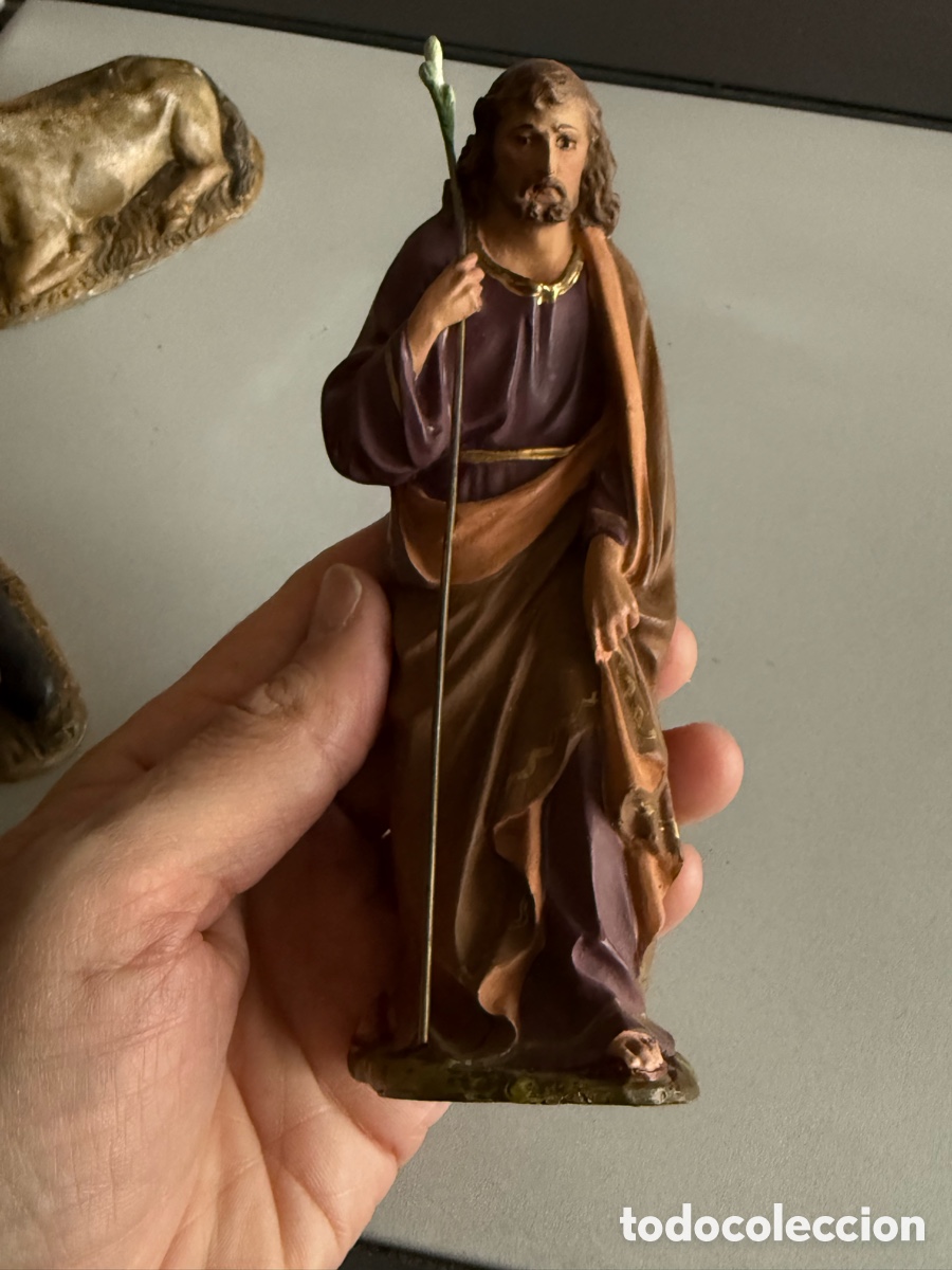 Figuras de Bel&eacute;n: FIGURA BELEN. SAN JOS&Eacute;. OLOT. Serie 15 cm