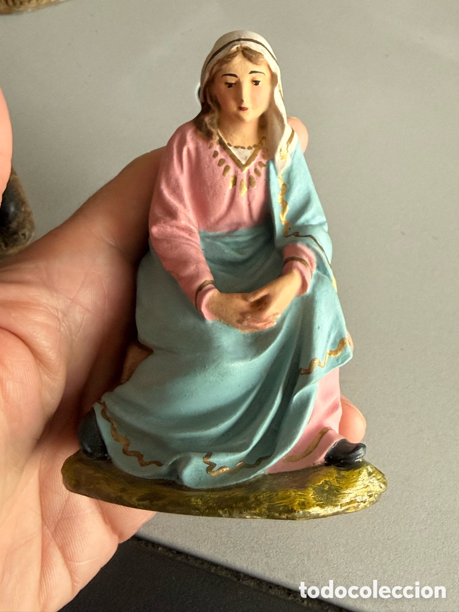 Figuras de Bel&eacute;n: Figura Belen. VIRGEN MAR&Iacute;A. OLOT. Serie 15 cm
