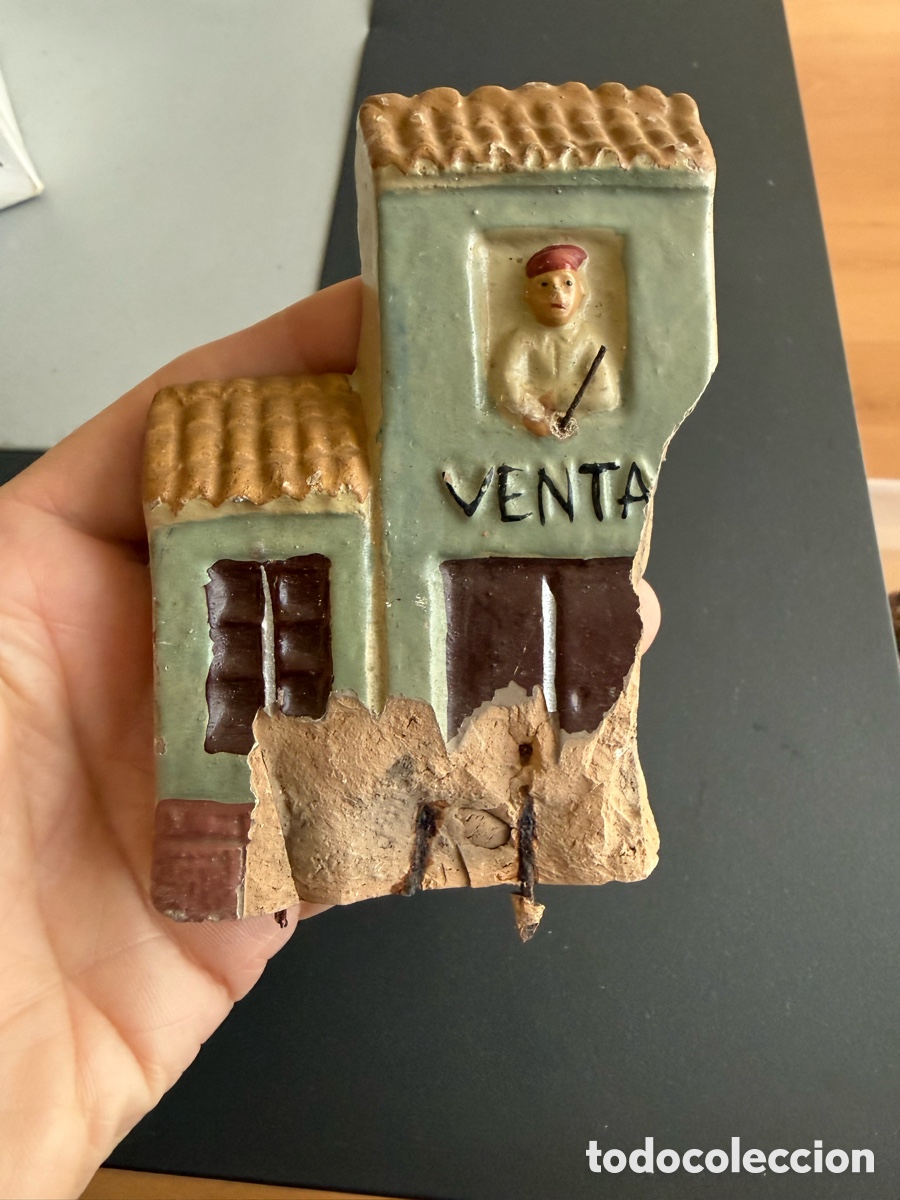 Figuras de Bel&eacute;n: Fachada VENTA. terracota. Como se ve. 12x8cm