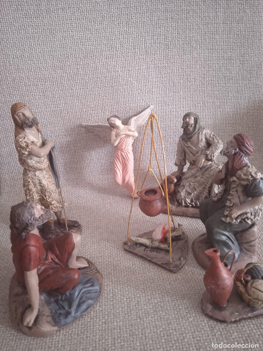 Figuras de Bel&eacute;n: Anunciaci&oacute;n a los pastores