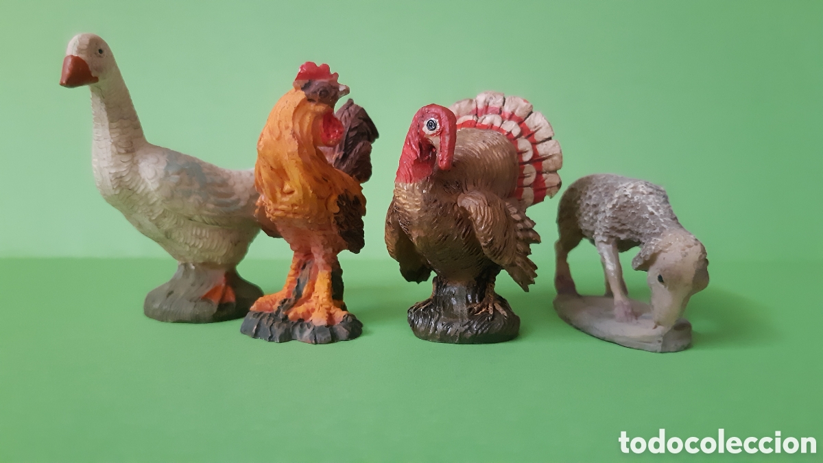 Figuras de Bel&eacute;n: Conjunto figuras de Bel&eacute;n. Animales