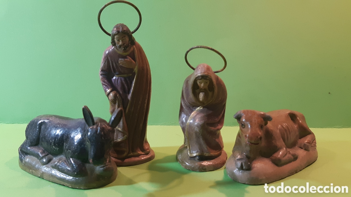 Figuras de Bel&eacute;n: Figuras de Bel&eacute;n. Barro cocido.