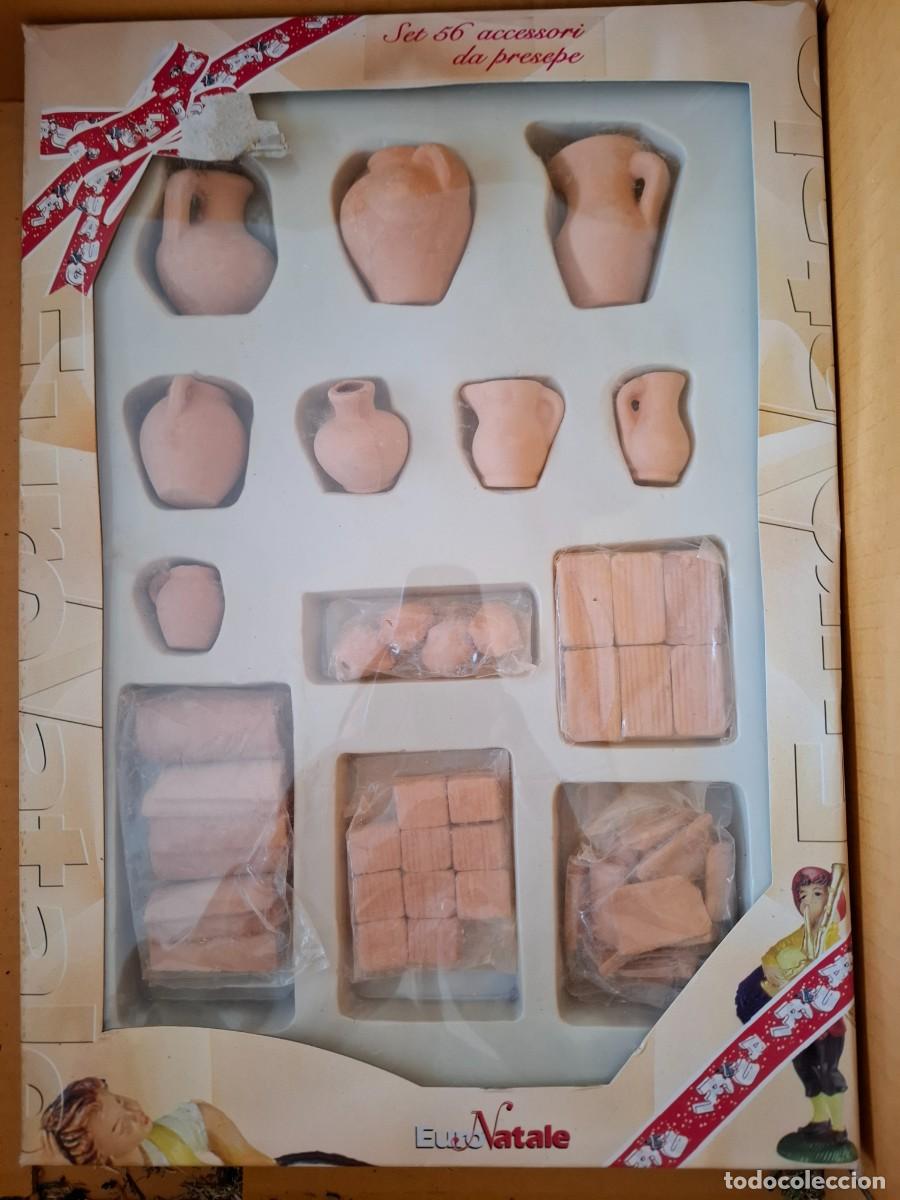 Figuras de Bel&eacute;n: Set piezas de barro Belen / Pesebre / Nacimiento / Diorama / Playmobil NUEVO