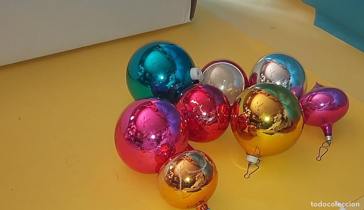 Figuras de Bel&eacute;n: ANTIGUOS ADORNOS PARA ARBOL DE NAVIDAD - BELEN / BOLAS DE NAVIDAD