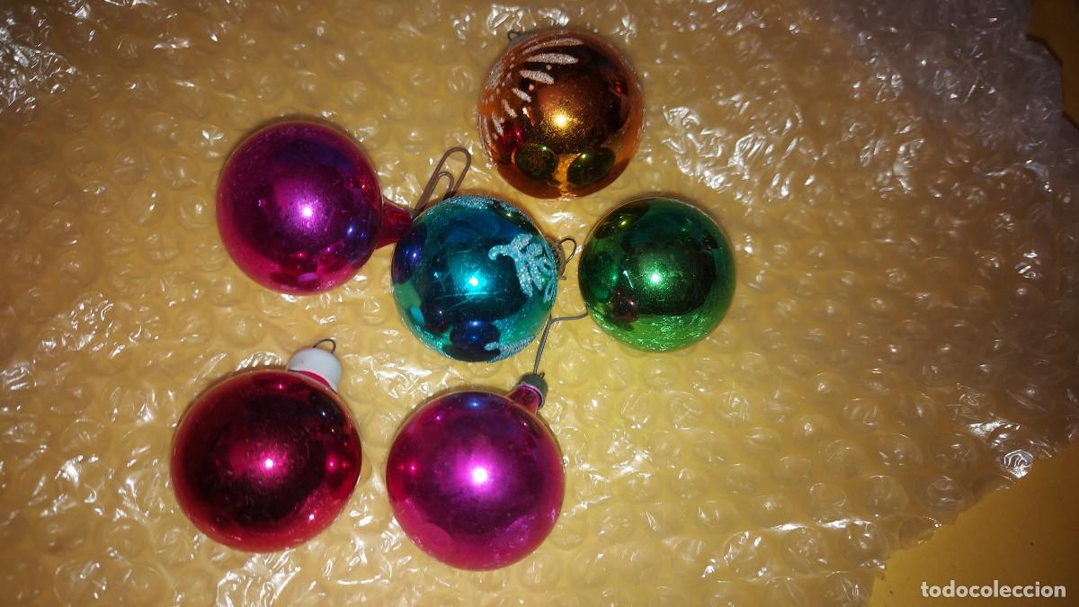 Figuras de Bel&eacute;n: ANTIGUOS ADORNOS PARA ARBOL DE NAVIDAD - BELEN / BOLAS DE NAVIDAD