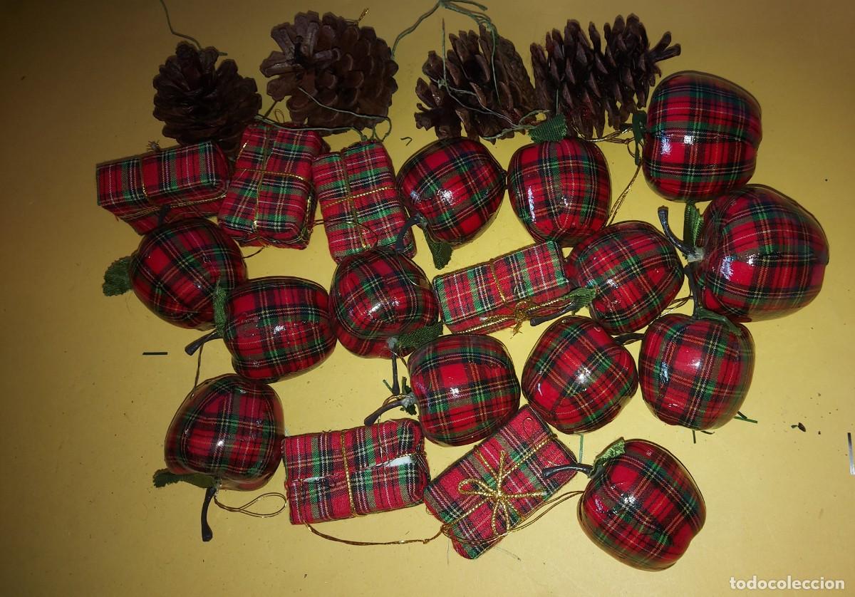 Figuras de Bel&eacute;n: ANTIGUOS ADORNOS PARA ARBOL DE NAVIDAD - BELEN / BOLAS DE NAVIDAD