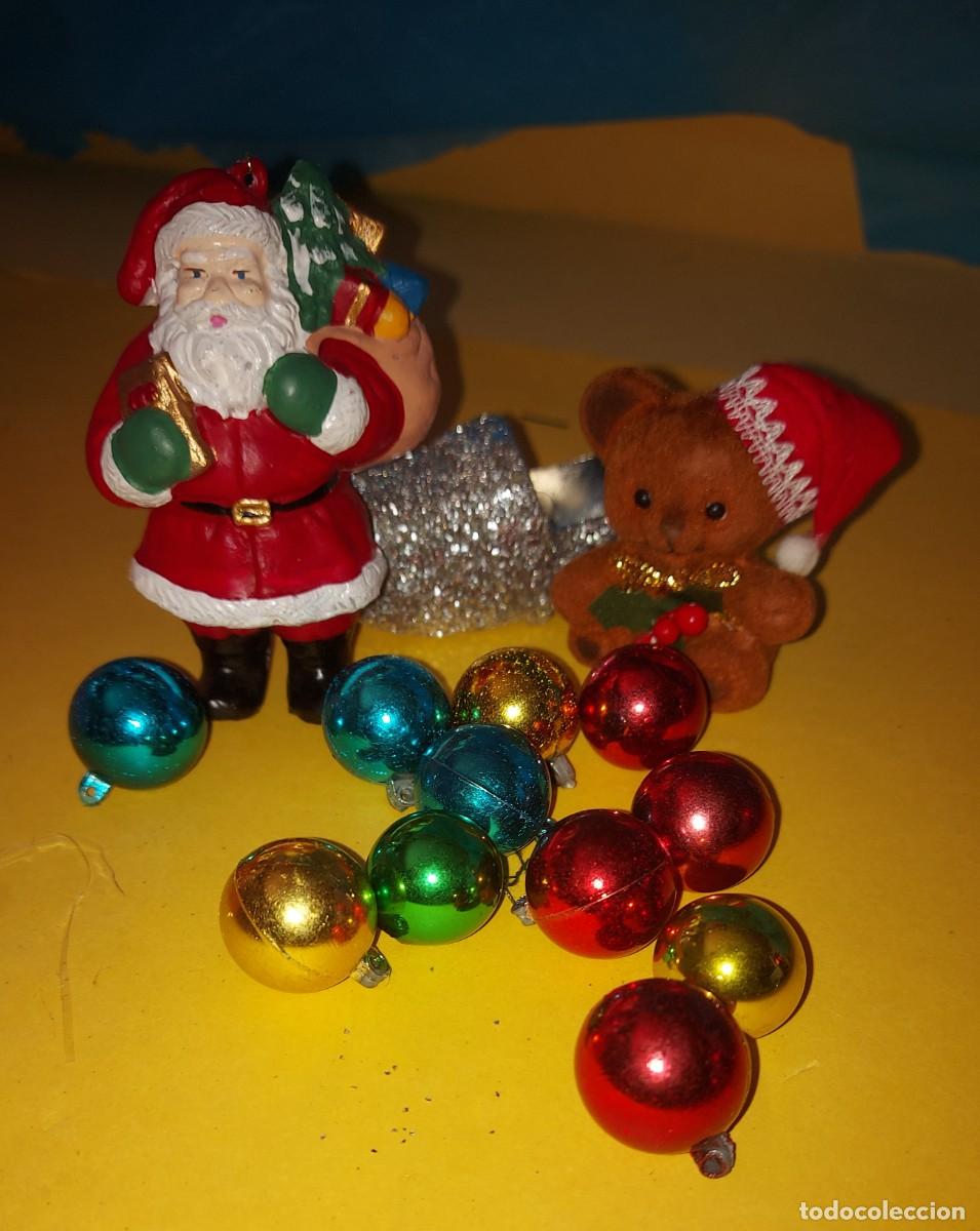 Figuras de Bel&eacute;n: ANTIGUOS ADORNOS PARA ARBOL DE NAVIDAD - BELEN / BOLAS DE NAVIDAD