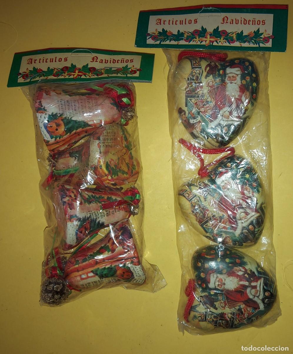 Figuras de Bel&eacute;n: ANTIGUOS ADORNOS PARA ARBOL DE NAVIDAD - BELEN / BOLAS DE NAVIDAD