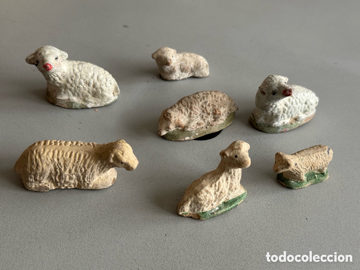 Figuras de Bel&eacute;n: Figuras Belen. REBA&Ntilde;O DE OVEJAS. Terracota