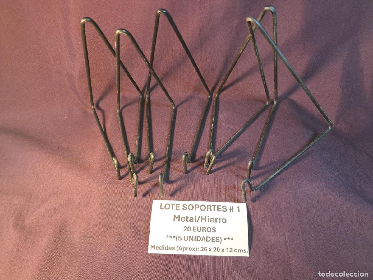 Fossil Collection: LOTE SOPORTES DE METAL PARA F&Oacute;SILES -# 1