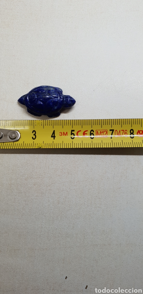 Coleccionismo de gemas: Tortuga de lapiszuli de 26 ct - Foto 4