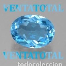 Coleccionismo de gemas: AGUAMARINA AZUL MAR DESLUMBRANTE DE 8,41 KILAT-MEDE 1,8 X 1,5 CENTIMETROS -Nº3