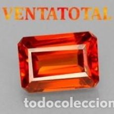 Coleccionismo de gemas: ESPESARTINA NARANJA GRANATE FUEGO DE 6,45 KILATES CON CERTIFICADO AGI - MIDE 1,1 X 0,8 CENTIM - Nº2. Lote 166059122