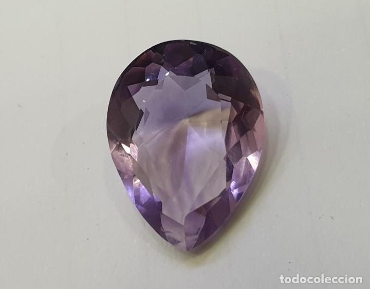 Coleccionismo de gemas: Amatista Gema Talla pera - Foto 1