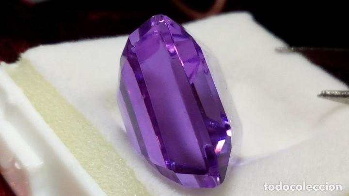 Coleccionismo de gemas: ALEJANDRITA COJ&Iacute;N RECTANGULAR DE BRASIL 29.60 Cts. - Foto 5
