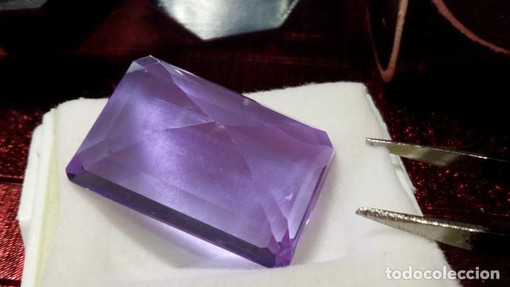 Coleccionismo de gemas: ALEJANDRITA COJ&Iacute;N RECTANGULAR DE BRASIL 29.60 Cts. - Foto 6